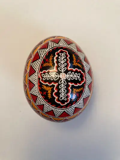 Vintage Ukrainian Canadian Pysanka Easter Egg Ukraine  Pysanky, View more