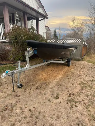 2024 mirror craft 145t outfitter 25hp hydraulic tilt mercury 4 stroke engine comes with 12v battery...