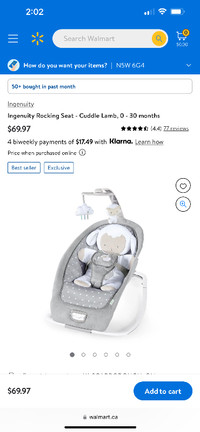 Baby Rocking seat