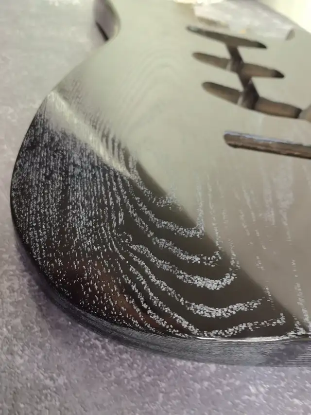 Sand Blasted Black Northern Ash S-Type Guitar Body, SSS Config in Guitars in Hamilton - Image 7