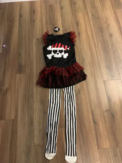Girls Pirate Dress and Stockings - Age 8-10, View more