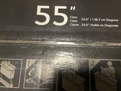 LG 55” OLED 4K Smart TV 55B7 – Original Box – Pick Up, View more