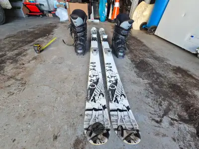 set of skis and boots for men's, both Rossignol, View more