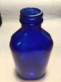 Vintage Cobalt Blue "Phillips" Bottle