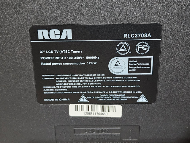 RCA 37" LCD TV in TVs in St. Albert - Image 4
