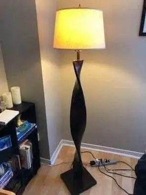 62 1/2” twisted wood floor lamp $350, Vintage + more in Indoor Lighting & Fans in Oakville / Halton Region - Image 2