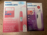 Philips Sonicare Airfloss Pro & Plaque Control 2 brush. New. 
