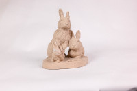 Austin "All Ears" sculpture 3 rabbits 1985