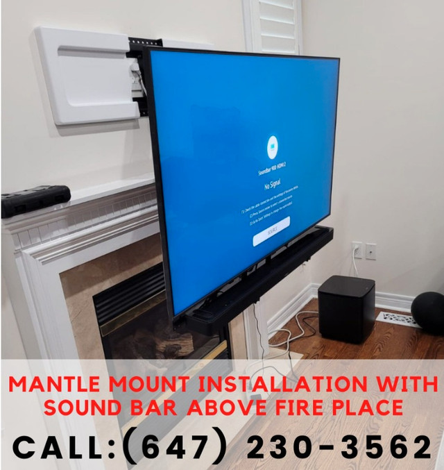 Tv Installation LED, LCD, FRAME TV, MANTLE MOUNTS in General Electronics in Oakville / Halton Region - Image 3