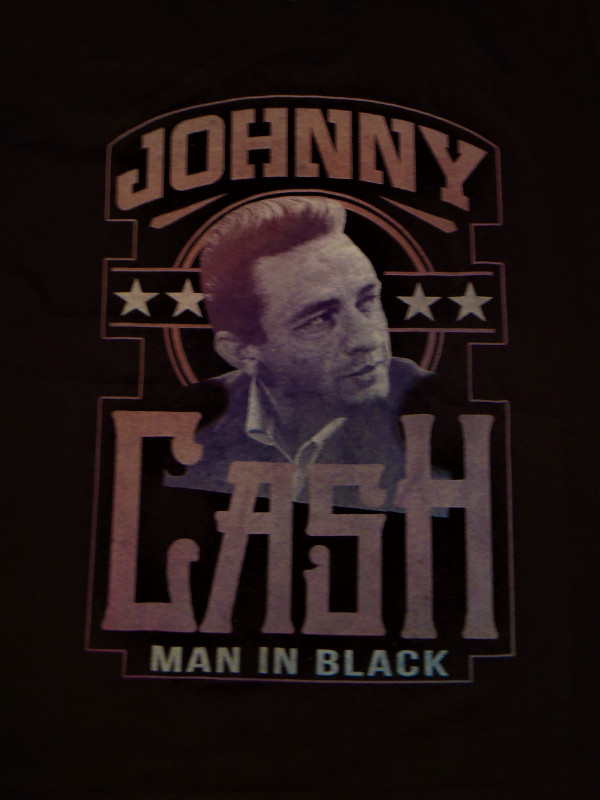 NEW JOHNNY CASH MAN IN BLACK T-SHIRT, COUNTRY AND WESTERN MUSIC in Men's in Stratford - Image 2
