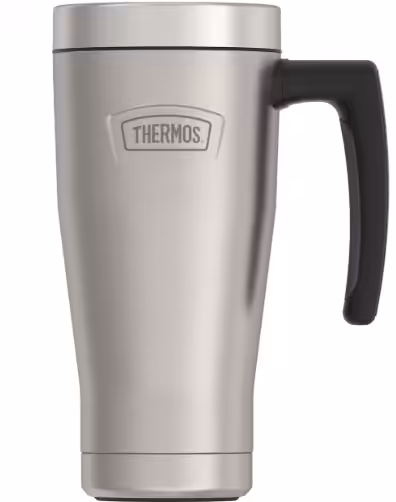 18/8 STAINLESS STEEL THERMOS VACUUM INSULATION DURA-SEAL™ 360˚ DRINK LID GRIPTEC™ TECHNOLOGY: Quiet,...