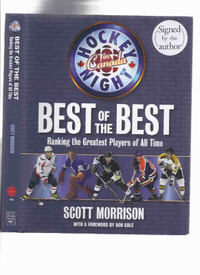 Scott Morrison Hockey's greatest players Signed 1st edition NHL