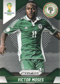 Victor Moses 2014 Panini Prizm FIFA World Cup Soccer#151 Nigeria