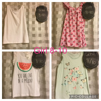 Lot of Girls H and M Summer Tops - 8-10 -