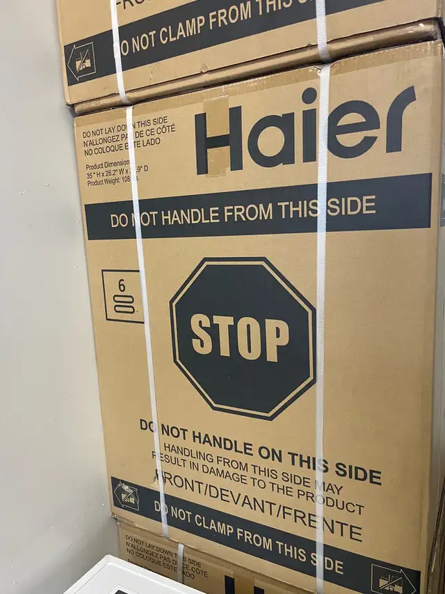 NEW 24” Front Load Washer & Dryer (Stackable) DRYER NEW IN BOX in Washers & Dryers in London - Image 9