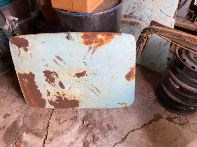 - Capot Avant - Capot Arrière - Système de Toît Rétractable À Restaurer Pour RENAULT CARAVELLE 1961...