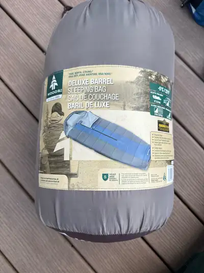 WOODS DELUXE BARREL SLEEPING BAG, View more