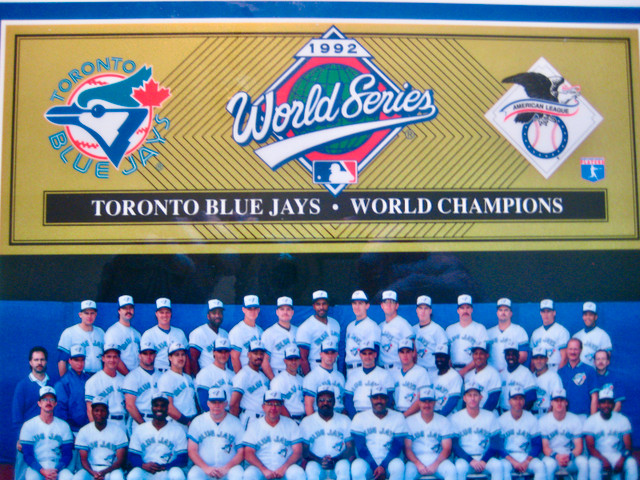 1992 & 1993 TORONTO BLUE JAYS WORLD SERIES PLAQUES in Arts & Collectibles in Kitchener / Waterloo - Image 2