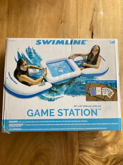 Hello, Selling a brand new game station floatie.