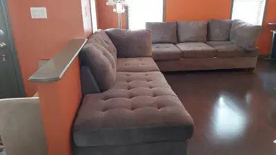 2 Pc Sofa Set in Good Condition, View more