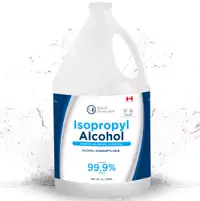 ISOPROPYL RUBBING ALCOHOL
99%. MEDICAL GRADE
4L made in Canada 