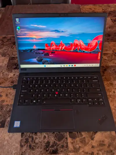 Lenovo ThinkPad X1 Carbon. 256GB Drive, 8GB Ram. Intel i7-8565U, View more
