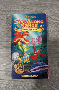 SingALong Songs Under the Sea VHS Movie 
