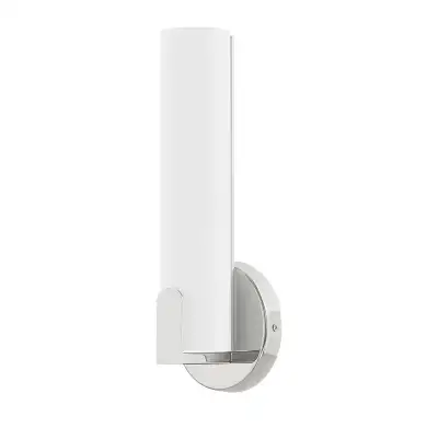 Brynlei Steel Flush Mounted Sconce Crafted from steel with a sleek metallic finish, it includes a ci...