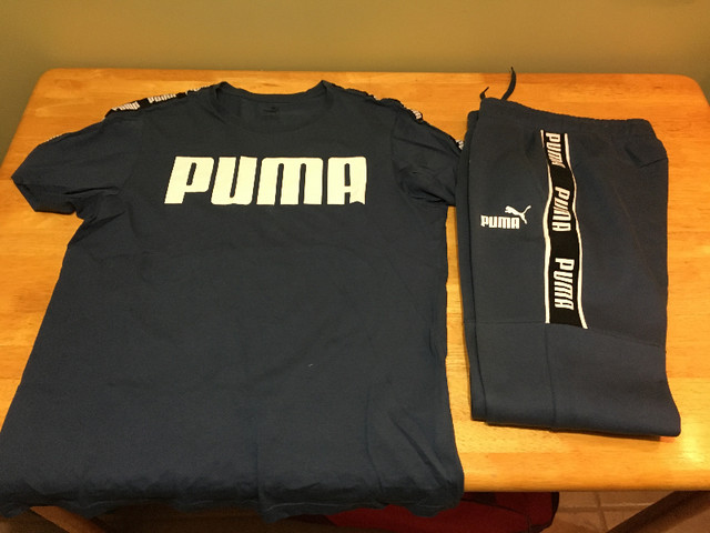 Puma Jogging Pants and T-Shirt - Jogging Suits 19 dans Hommes  à Ville de Montréal