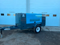 3 x 400 CFM Airman Tow Behind Diesel Air Compressor ~LOW HRS~