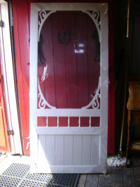 New! Wooden Screen Door--36"W
