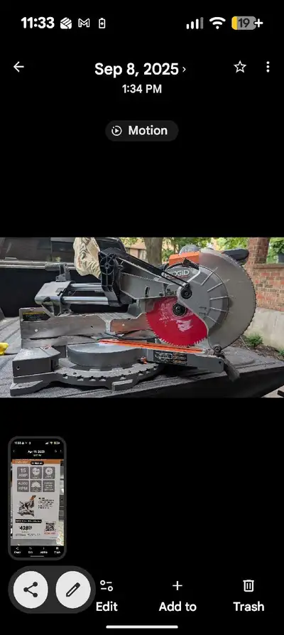 10" RIGID MITRE SAW, View more