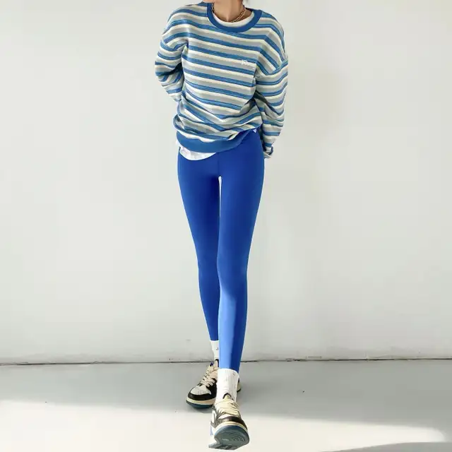 Klein Blue Yoga Fitness Leggings High Waist Tummy Control S in Other in Charlottetown - Image 3