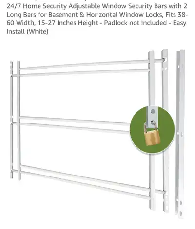 Adjustable Window Security Bars, View more