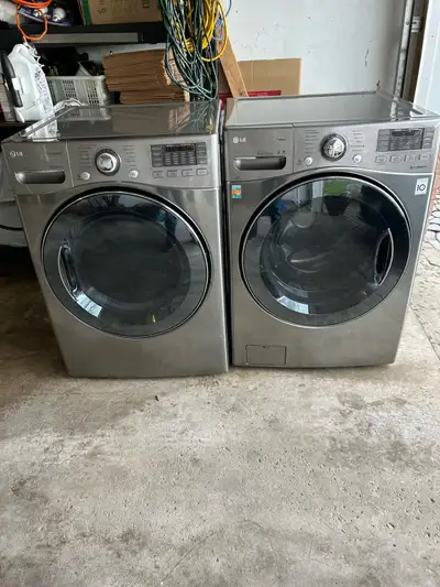 LG washer and dryer, View more