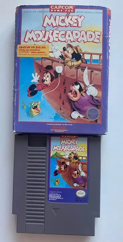 Jeu Nintendo (NES)- Mickey Mousecapade, View more