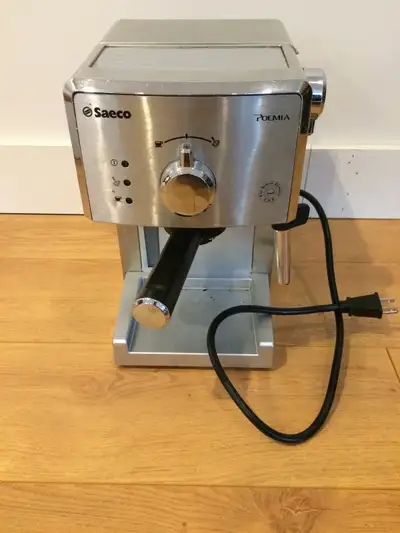Saeco Poemia espresso maker with milk frother, View more