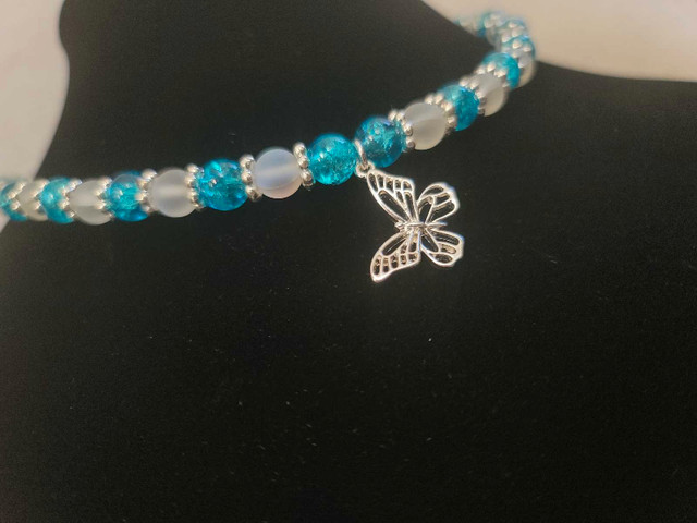 Blue Butterfly Necklace  in Jewellery & Watches in Brandon - Image 2