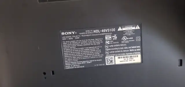 SONY BRAVIA TV 46 inches. dans Téléviseurs dans Ville de Toronto - Image 5