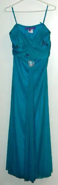 Turquoise Evening  Party Dress & Silver Wedding Dress shoes, View more
