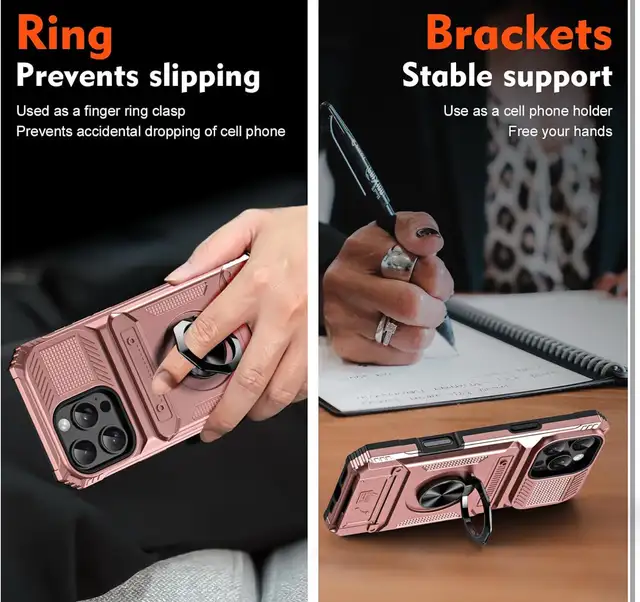 Phone case for iPhone 14 Pro - New - Rose Gold in Cell Phone Accessories in Kitchener / Waterloo - Image 2