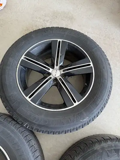 Selling set of Winter Tires and Rims Tires: 235/65 R18 Tires Brand: Michelin Rims: 18” Rims: 18x7.5J...