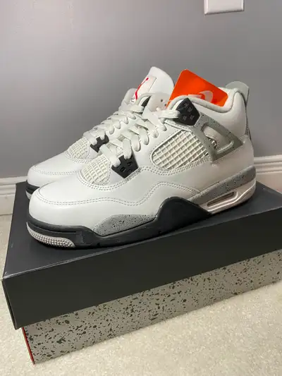Jordan 4 White Cement - sz 6y/7y, View more