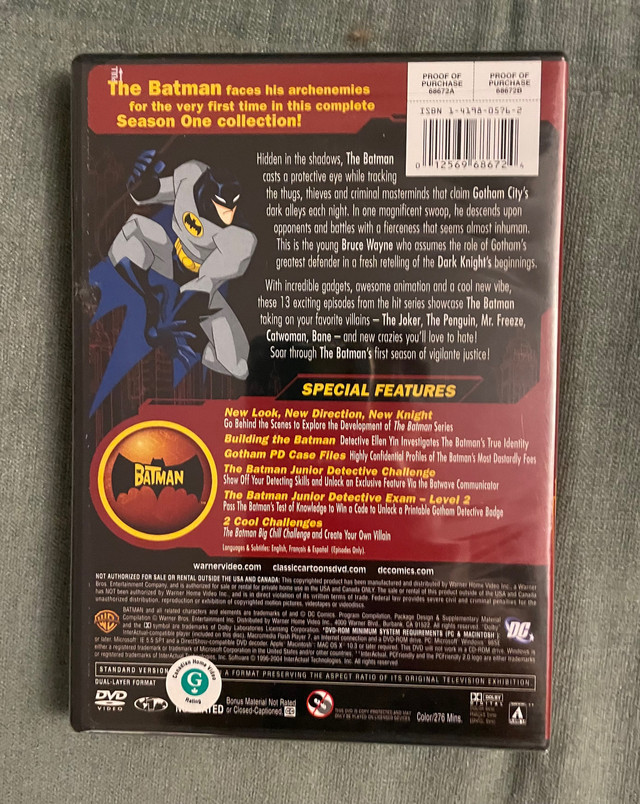 The Batman - Complete Animated Series DVD Set Season 1-5 in CDs, DVDs & Blu-ray in City of Toronto - Image 3