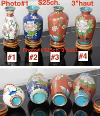 Collection Vase Cloisonné Émaillé / Enameled Asiatic Vase