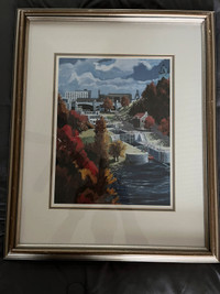 Framed prints - Ottawa Rideau canal scenic locations