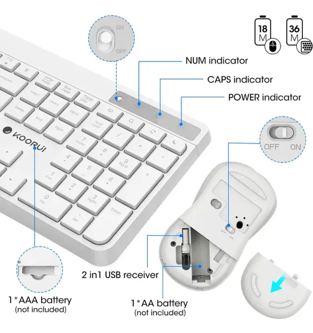 New USB Wireless keyboard and Mouse combos, full size keyboard 64866388573571124