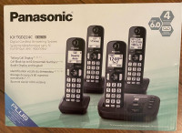 Panasonic, four handset, cordless Phone set