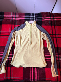 Women’s lululemon neon yellow and grey jacket size 8