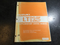 1984 Suzuki LT125 Quadrunner Supplementary Service Manual LT125E